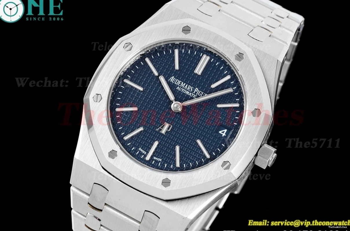 Royal Oak Dial SS 15202 Blue A2121 SS 39mm JJF 0309
